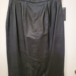 Leather skirt